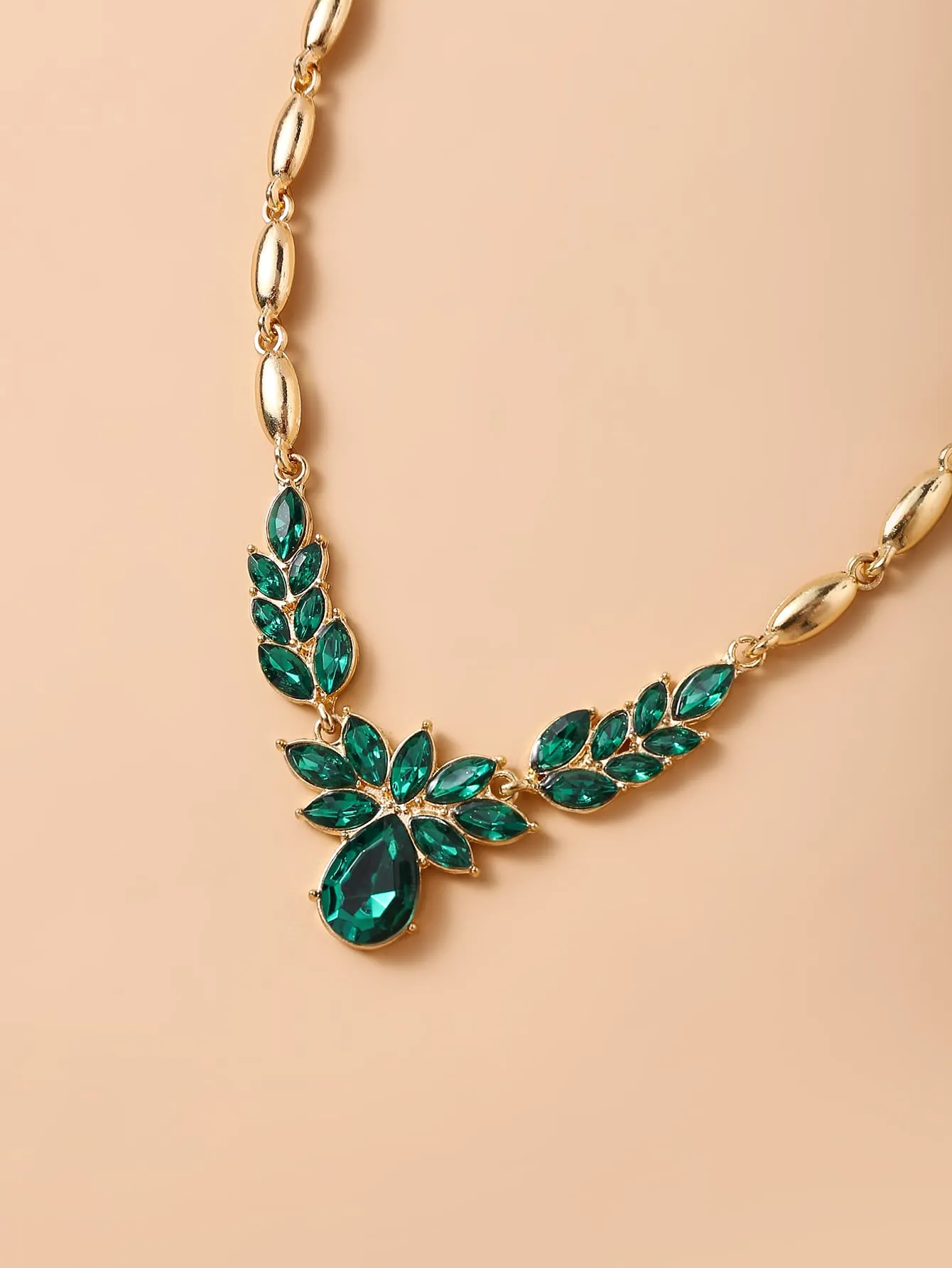 Beautiful Water Drop Pendant & Necklace & Earrings Jewelry Set Jewelry Gift for