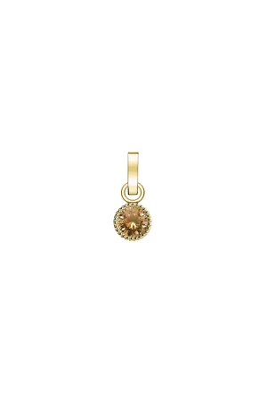 Birthstone Pendant - Gold- November
