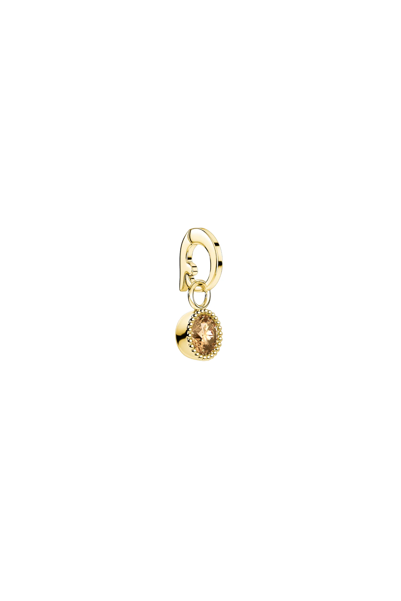 Birthstone Pendant - Gold- November