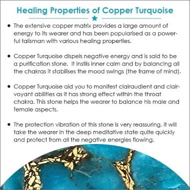 Copper Wrapped, Turquoise, Necklace