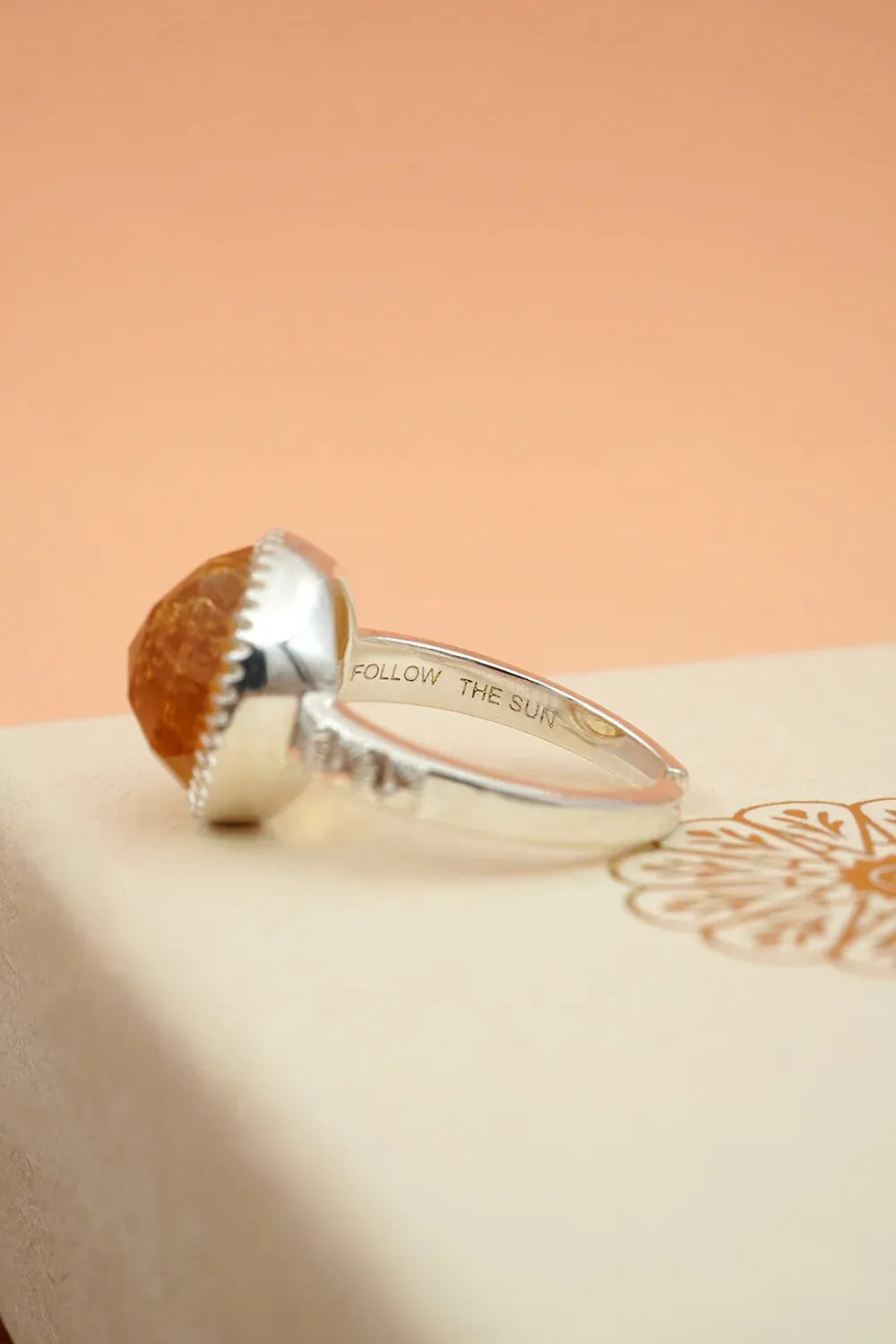 Follow The Sun Ring - Silver