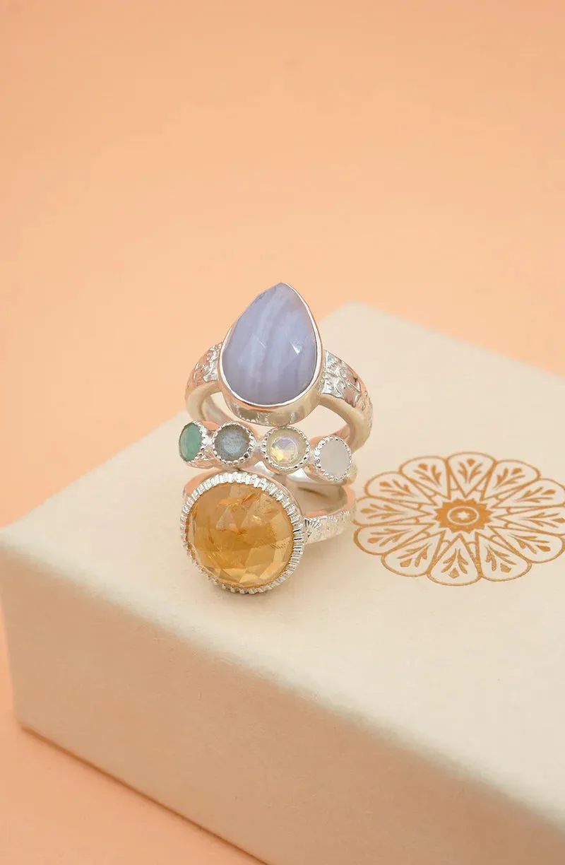 Follow The Sun Ring - Silver