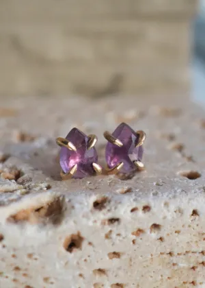 Libra Claw Stud Earrings - Gold Filled