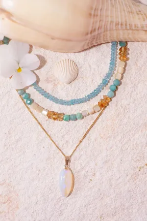 Necklace Gemstone Summer by the Sea