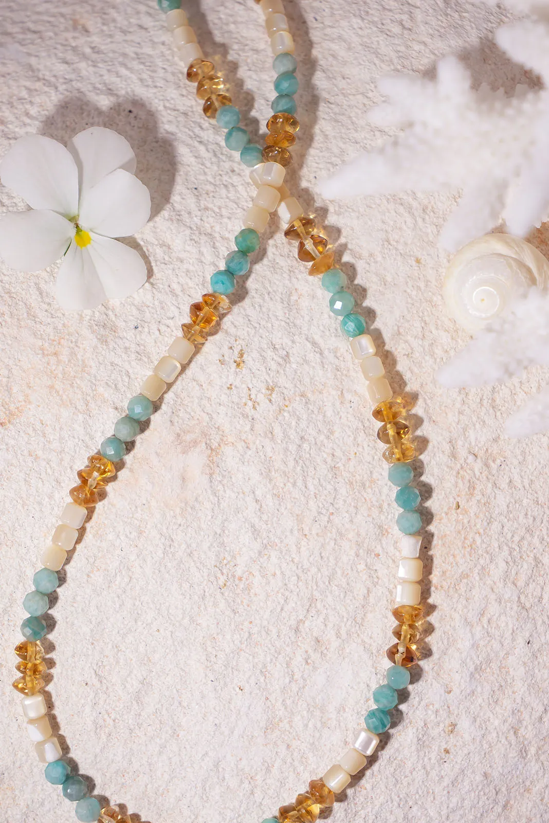 Necklace Gemstone Summer by the Sea