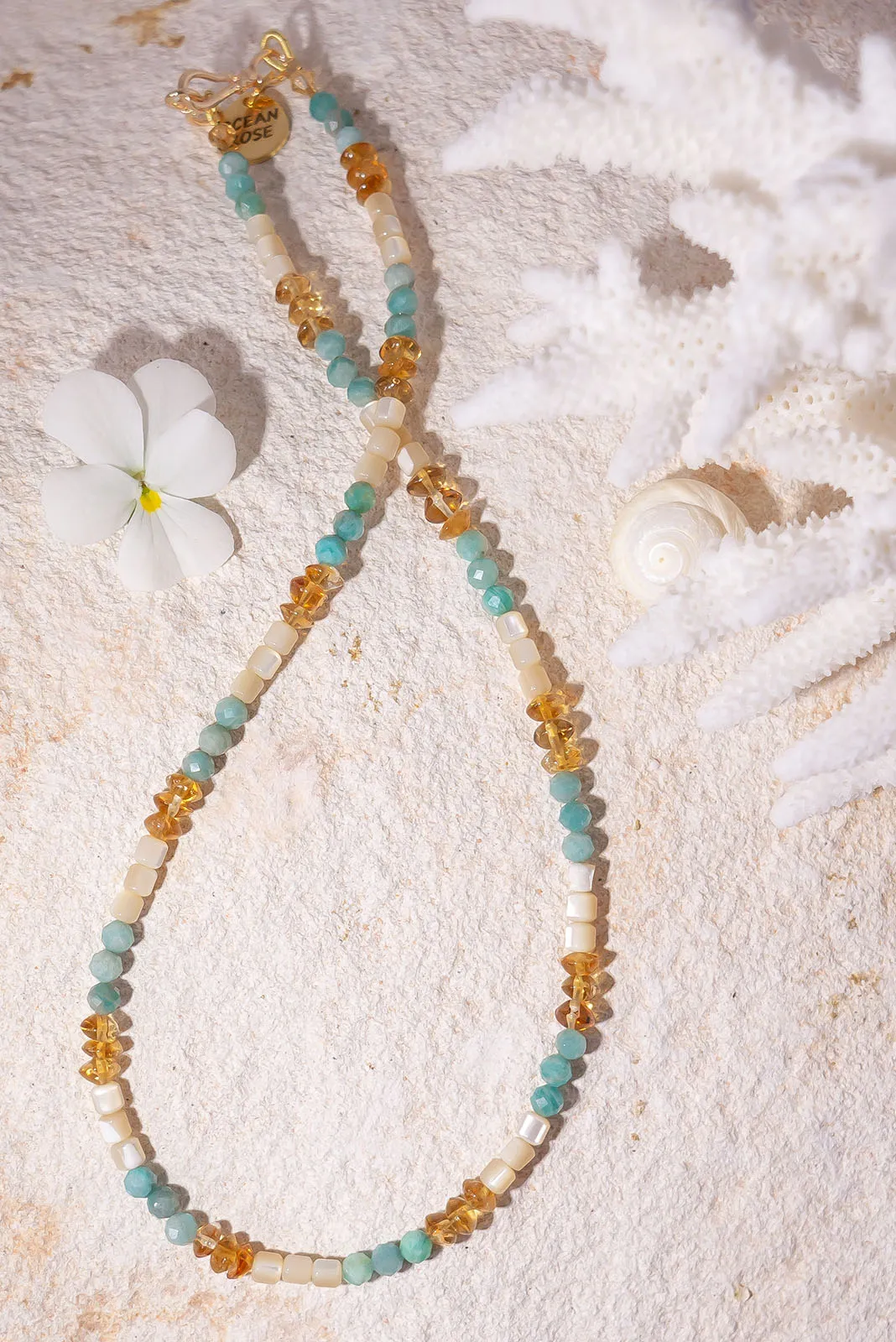 Necklace Gemstone Summer by the Sea
