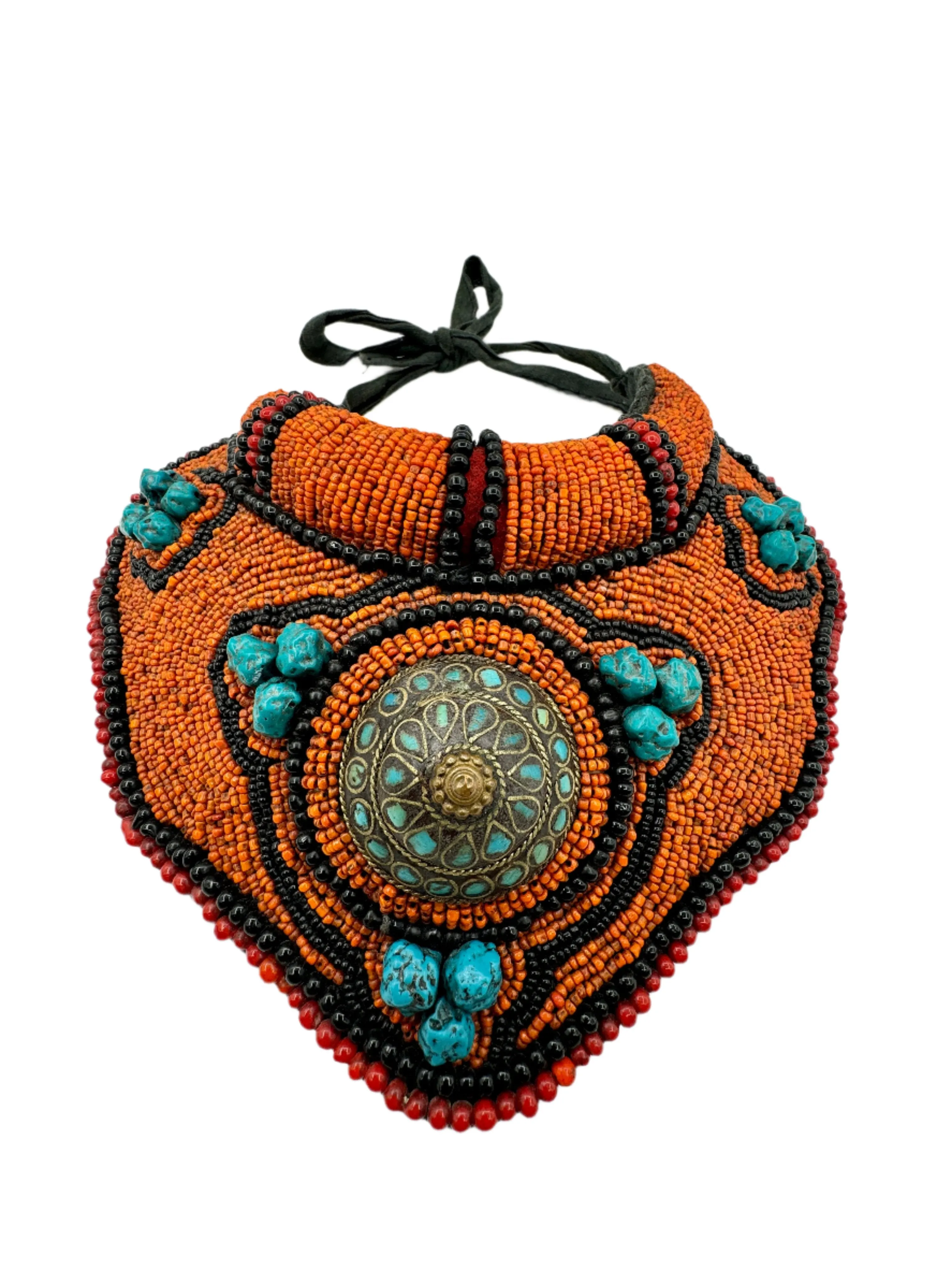 Nepalese Statement Necklace 1990s