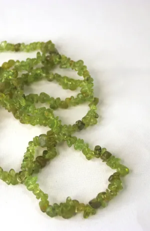 Peridot Chip Bracelet