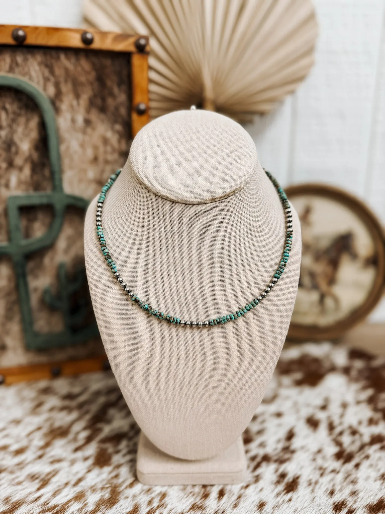 River Bend Turquoise & Pearl Necklace