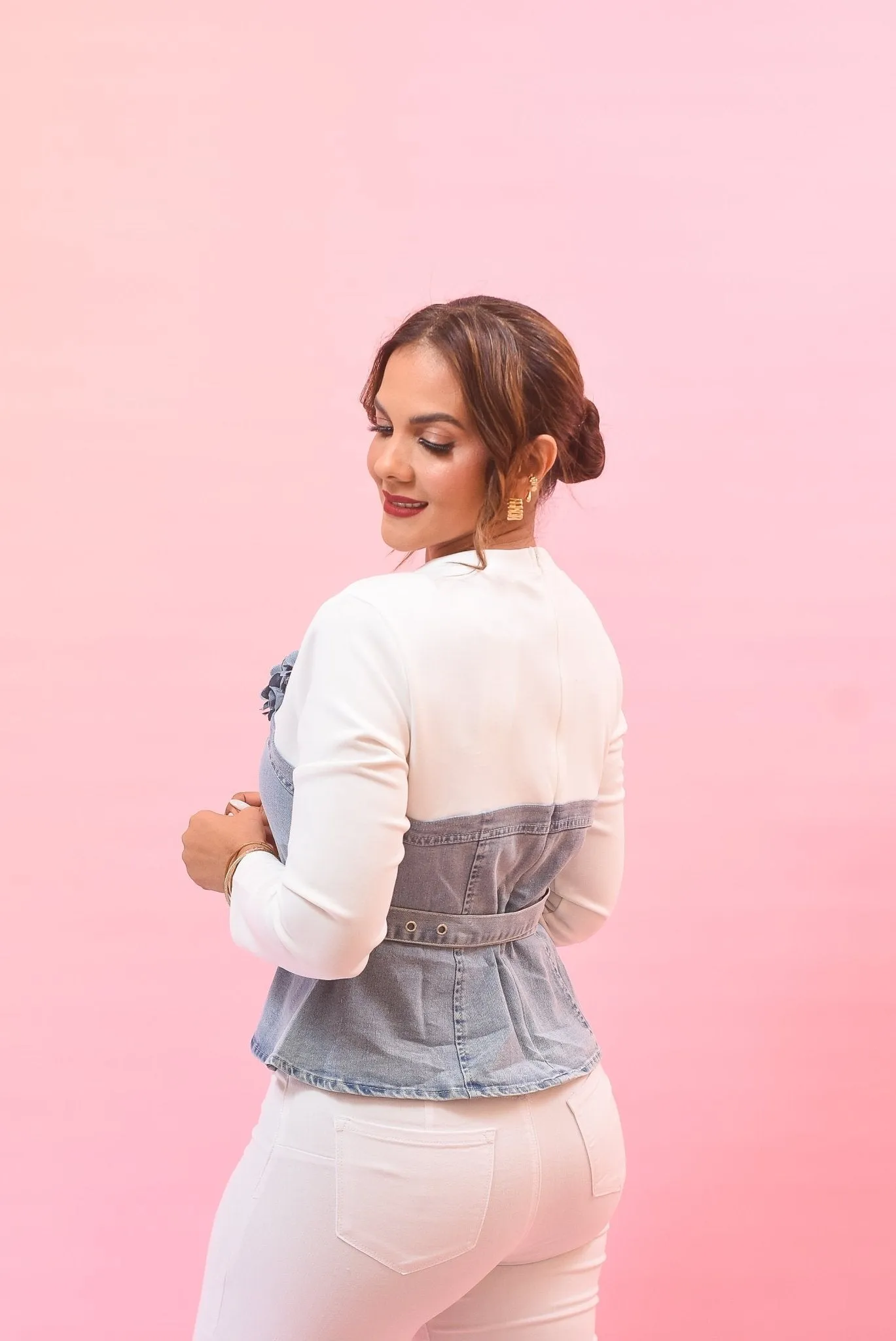 So Beautiful Denim Sweater