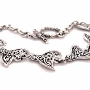 Stunning Whale Tail Bracelet
