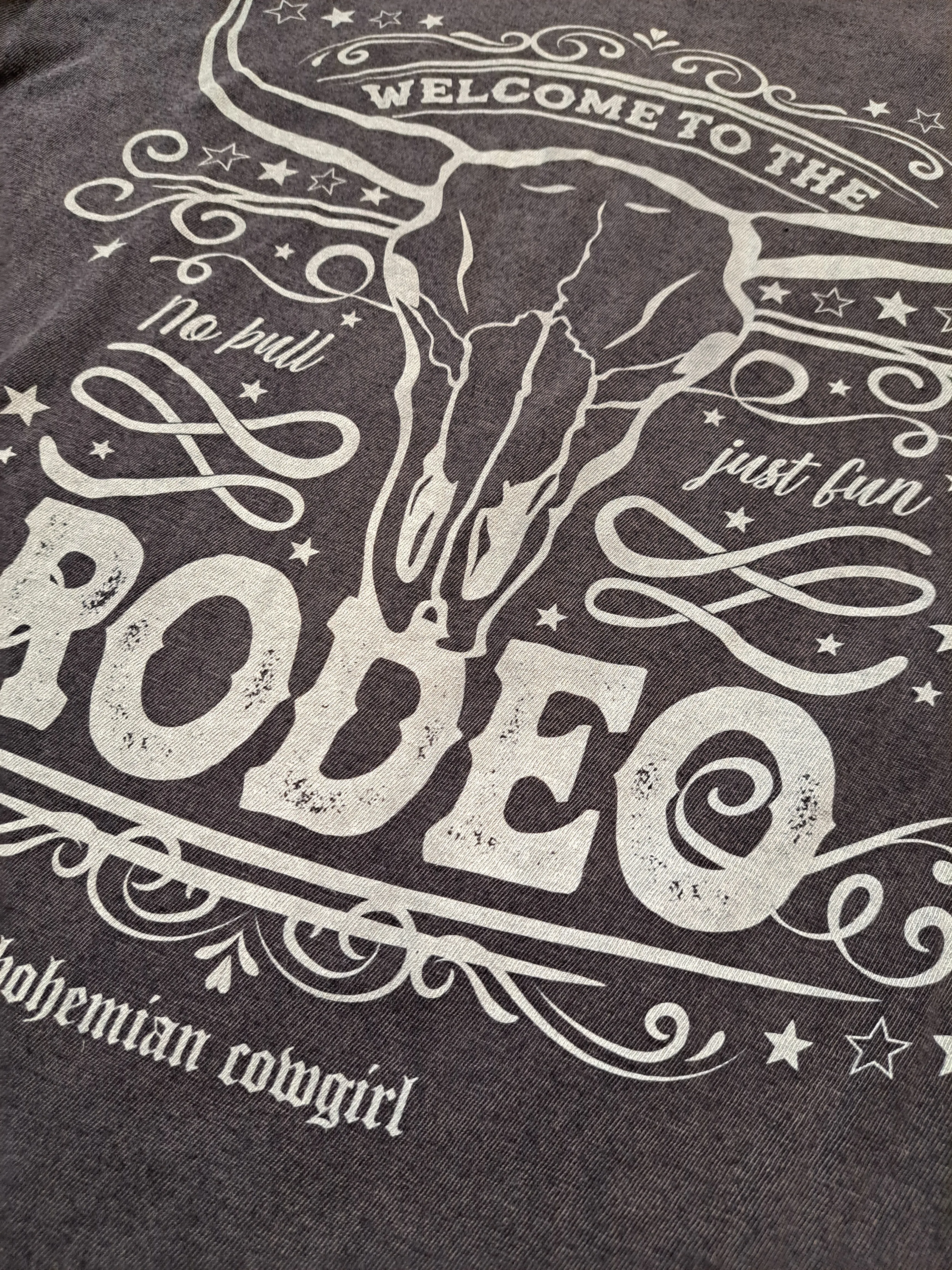 Welcome to the Rodeo Filigree T-Shirt W/ Rhinestones