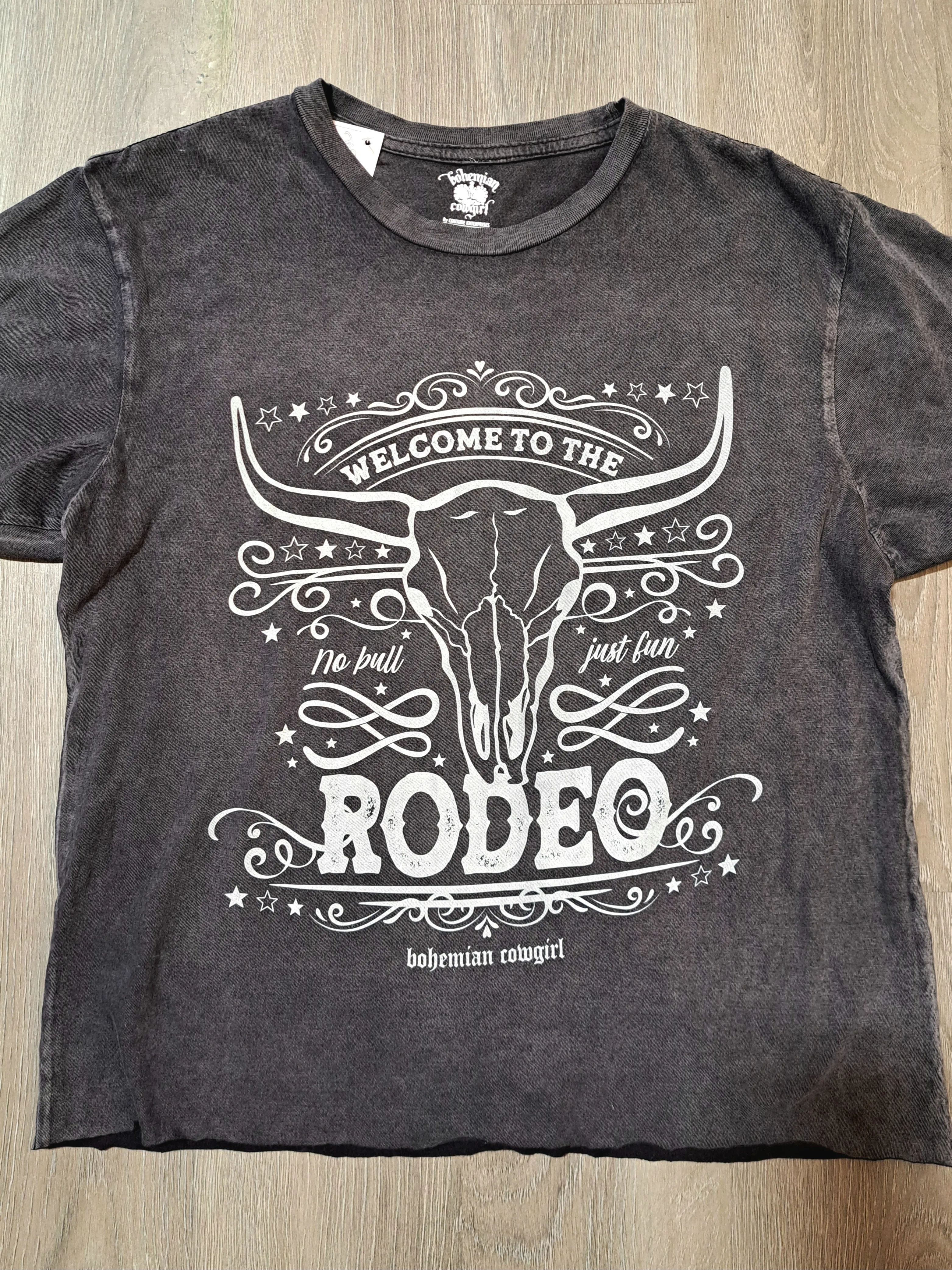 Welcome to the Rodeo Filigree T-Shirt W/ Rhinestones
