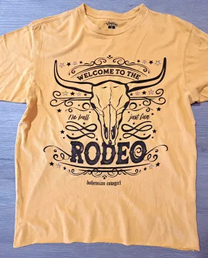 Welcome to the Rodeo Filigree T-Shirt W/ Rhinestones